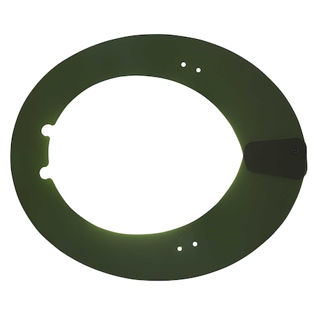 Jackson Safety Sun Shade for Full Brim Hard Hat, Green 14461